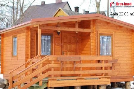 Dom drewniany Ania 22,03 m2 + 5,94 m2 taras
